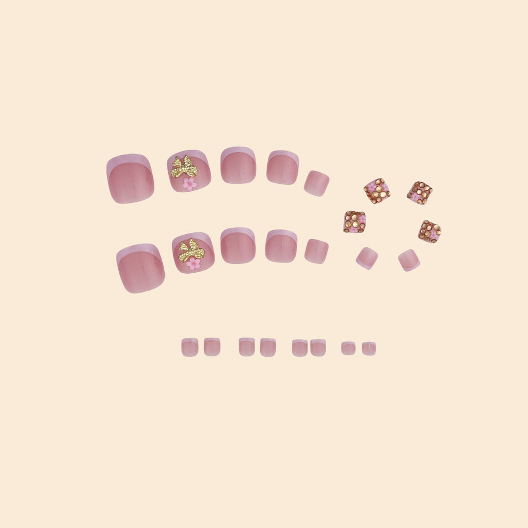 Elegant Floral Nail Art Bowlift