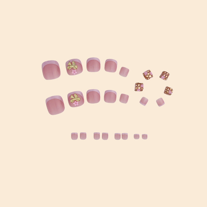 Elegant Floral Nail Art Bowlift