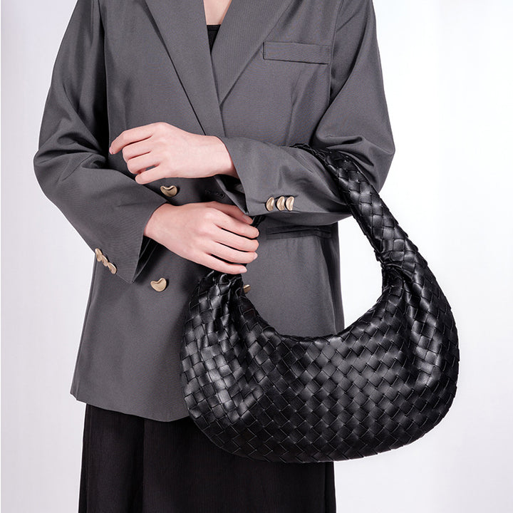 Designer Woven Handbag Bowlift