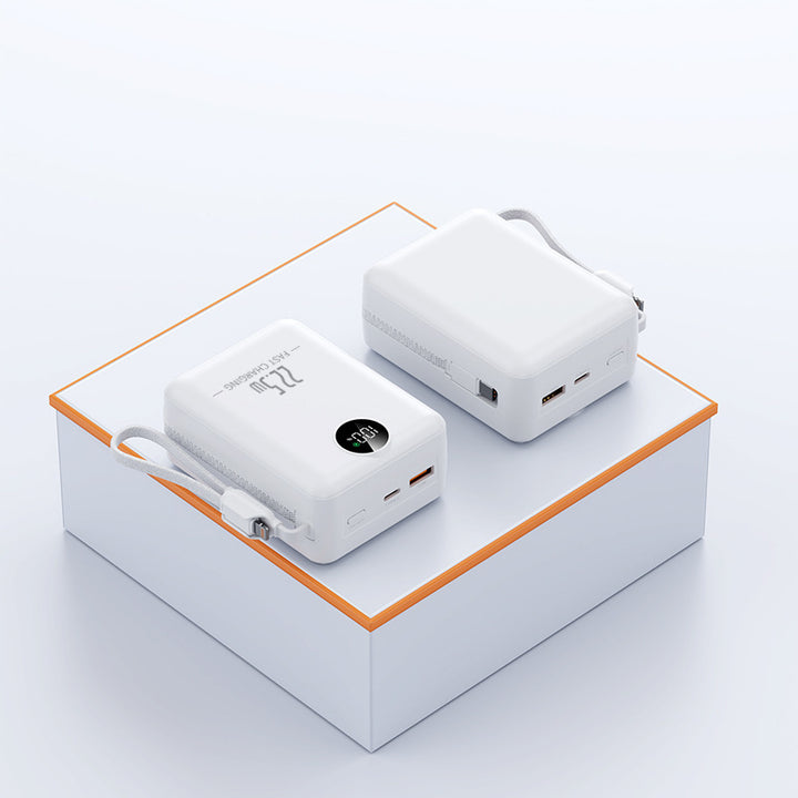 Portable power bank with LCD display and multifunctional connection options Bowlift