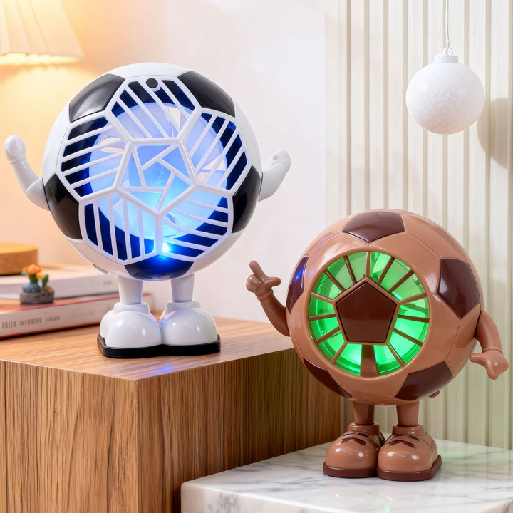 Women Creative Table Fan in Soccer Motif Bowlift