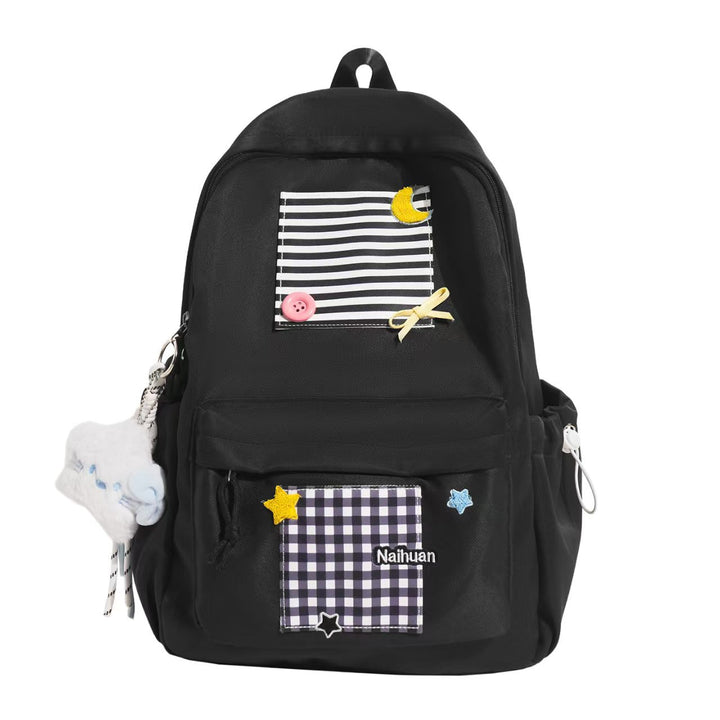 Decorative Multi-Compartt Backpack Bowlift
