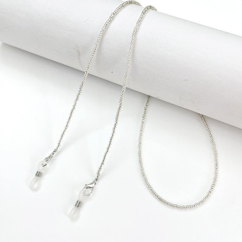 Beaded Eyewear Retainer Chain Bowlift