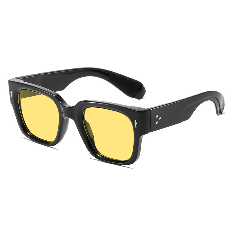 Bold Chunky Vintage Square Sunglasses Bowlift