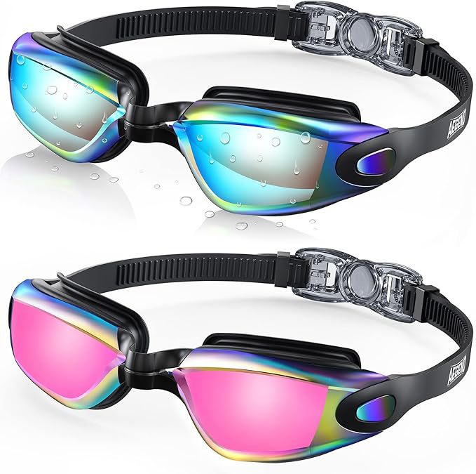 High-quality swimming goggles with anti-fog and UV protection technology Bowlift