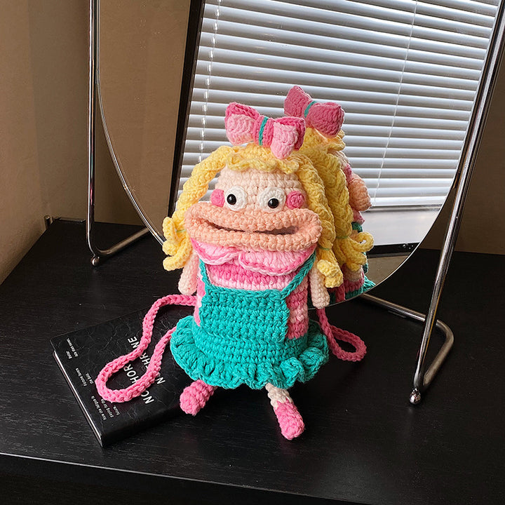 Crochet Character Mini Backpack