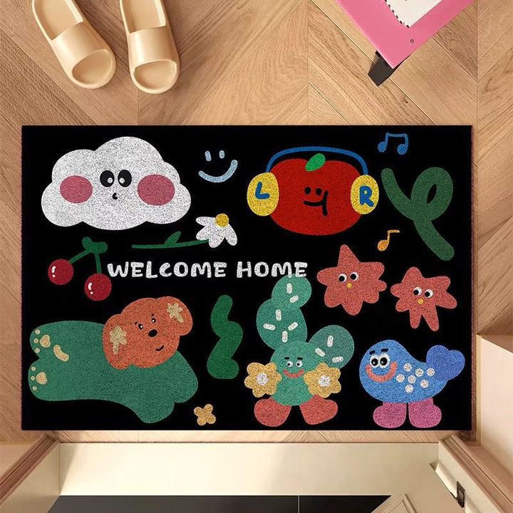 Fun Cartoon-Themed Welcome Mat Bowlift