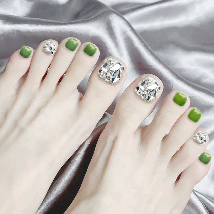 Premium Decorative Press-On Nail Set Bowlift