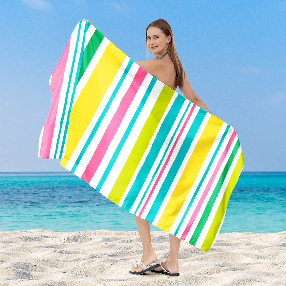 Beach towel with artistic mandala design Bowlift