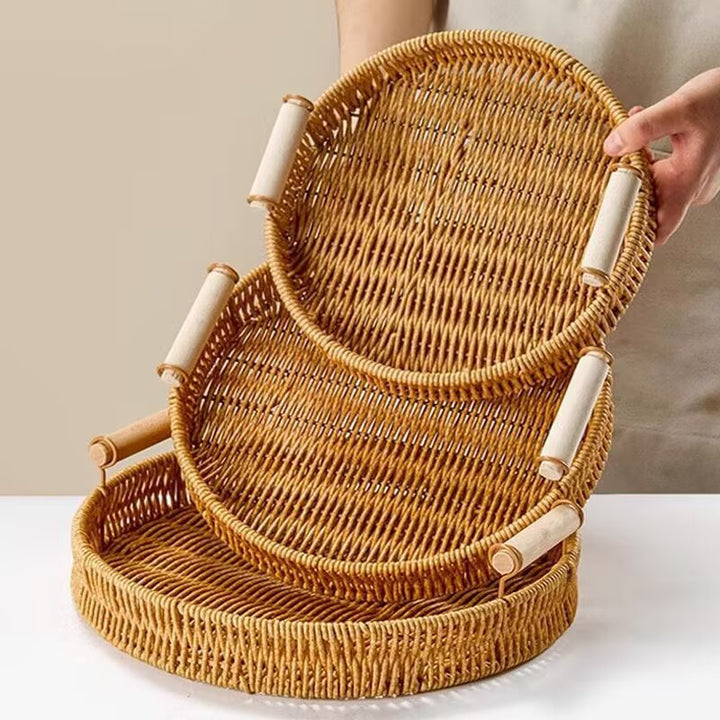 Unisex Decorative Serving Basket Bowlift