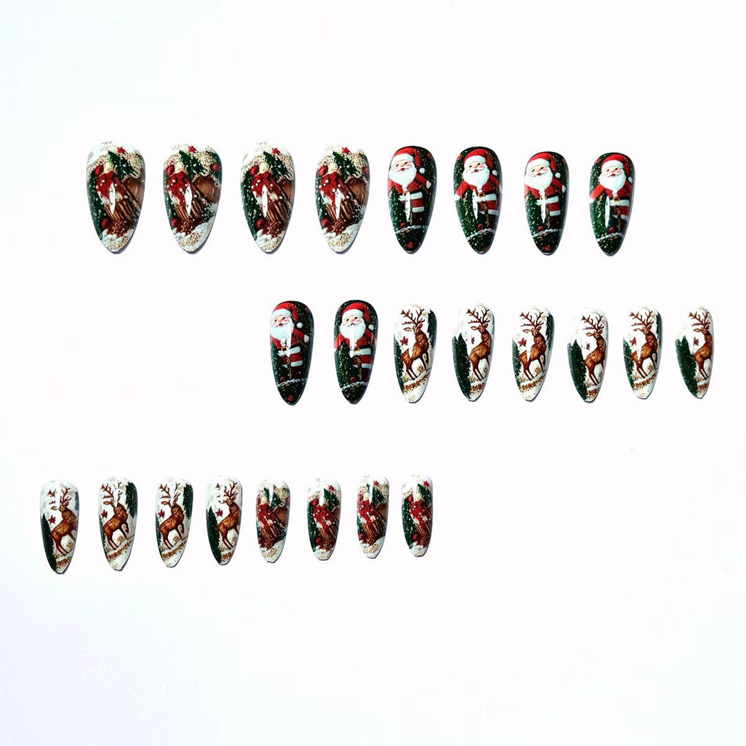 Christmas Art Nails Bowlift