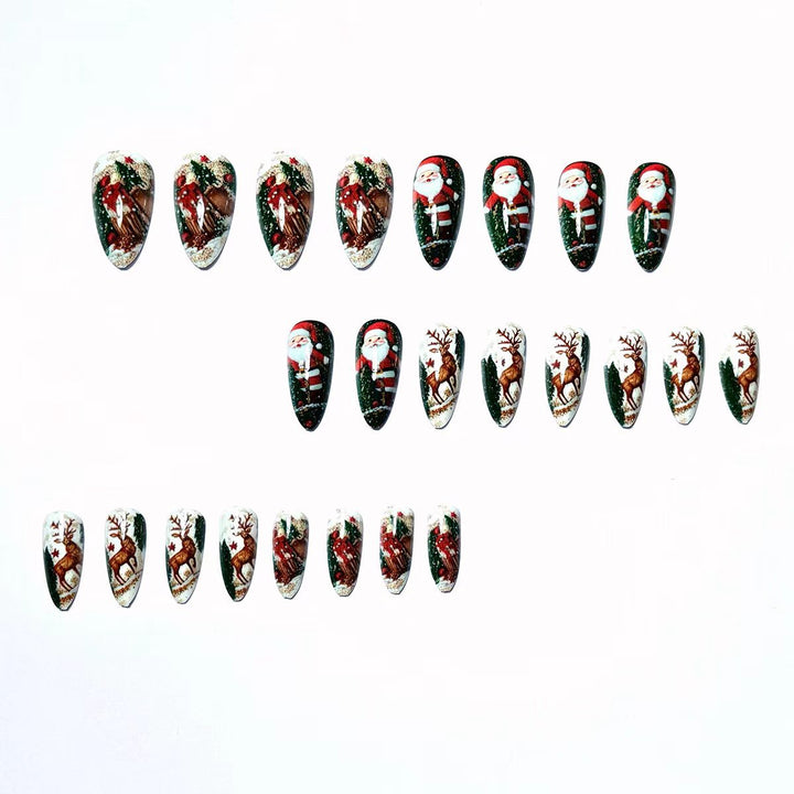 Christmas Art Nails Bowlift