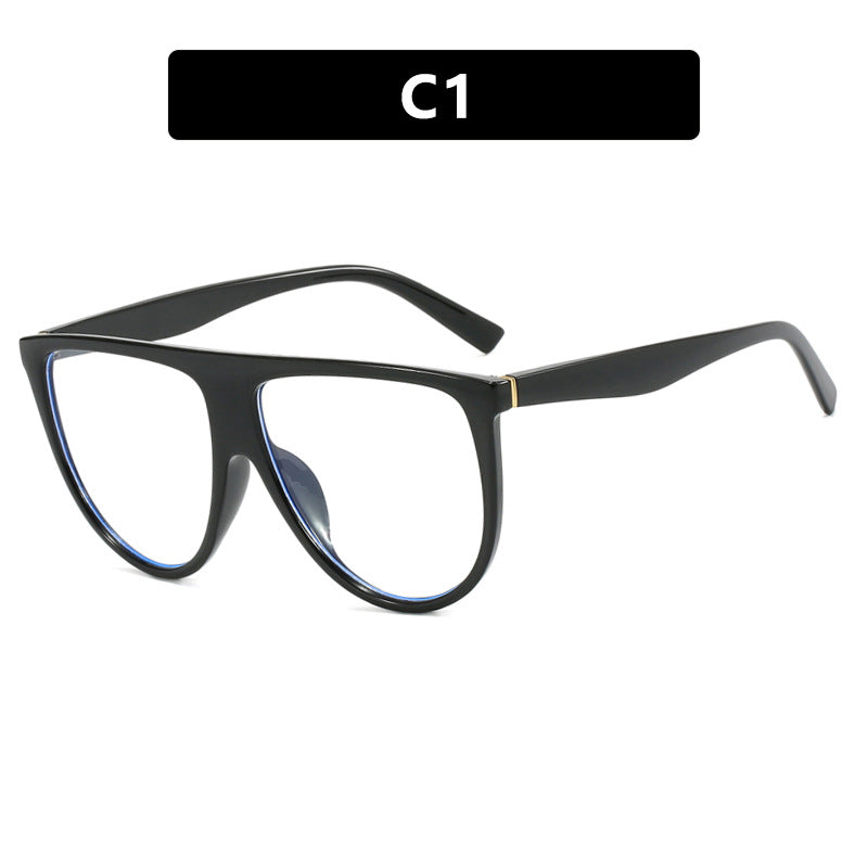 Ladies trendy oversized sunglasses with stylish transparent frame Bowlift
