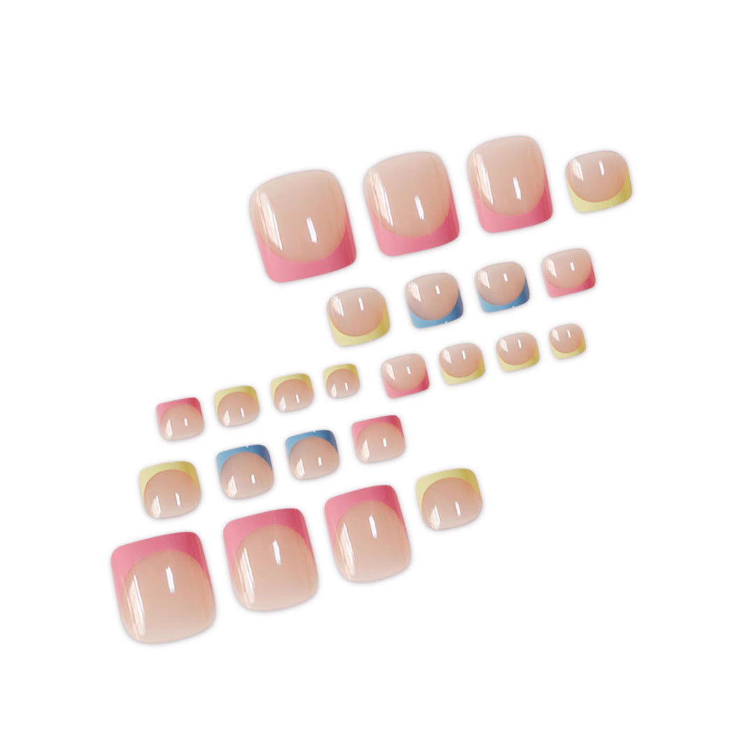 Decorative French Tip Nail Art Set Bowlift