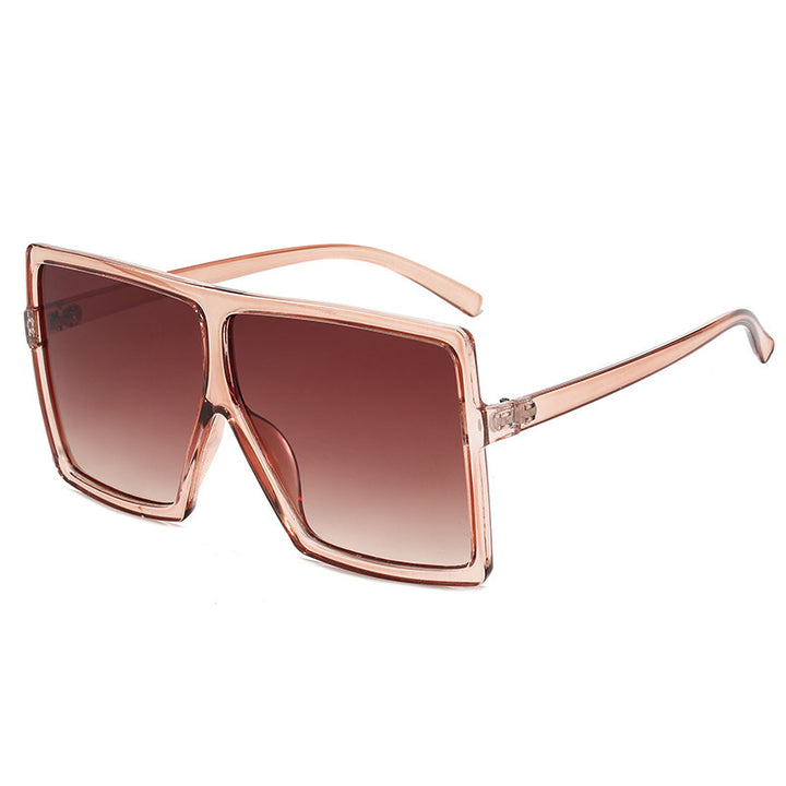 Women's Oversized Sunglasses in Fashionable Geometric Design Bowlift
