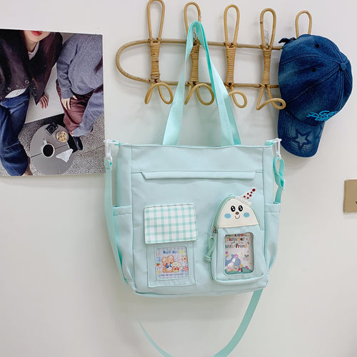 Tote bag with Playful Design and Thoughtful Compartments Bowlift