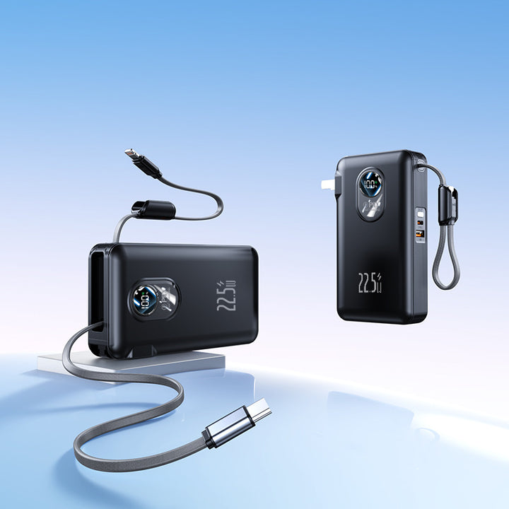 Portable High-Speed Powerbank with Intelligent LED Display Bowlift