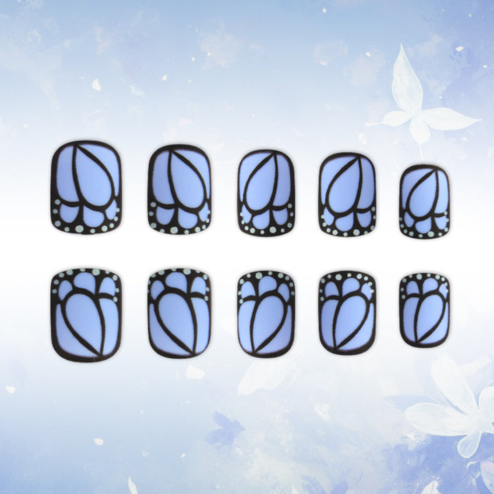 Artistic Floral Nail Design Bowlift