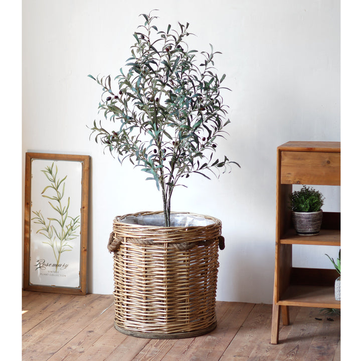 Handcrafted laundry basket with weaving Bowlift