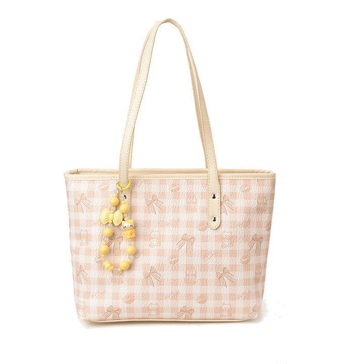 Chic Floral Patterned Tote Bag Bowlift