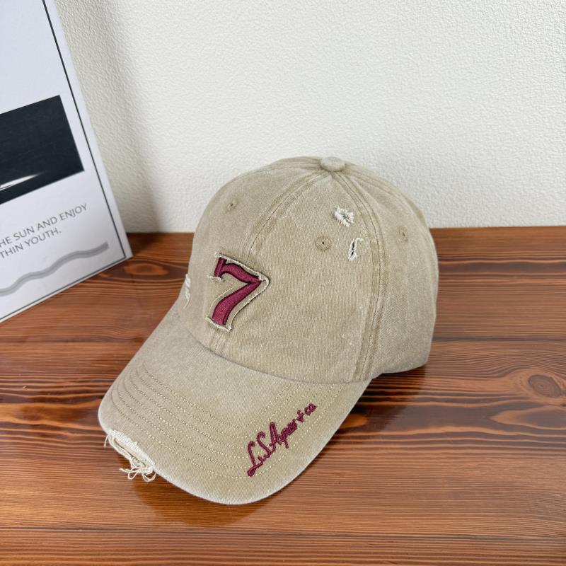 Men's Distressed Vintage Baseball Cap Bowlift