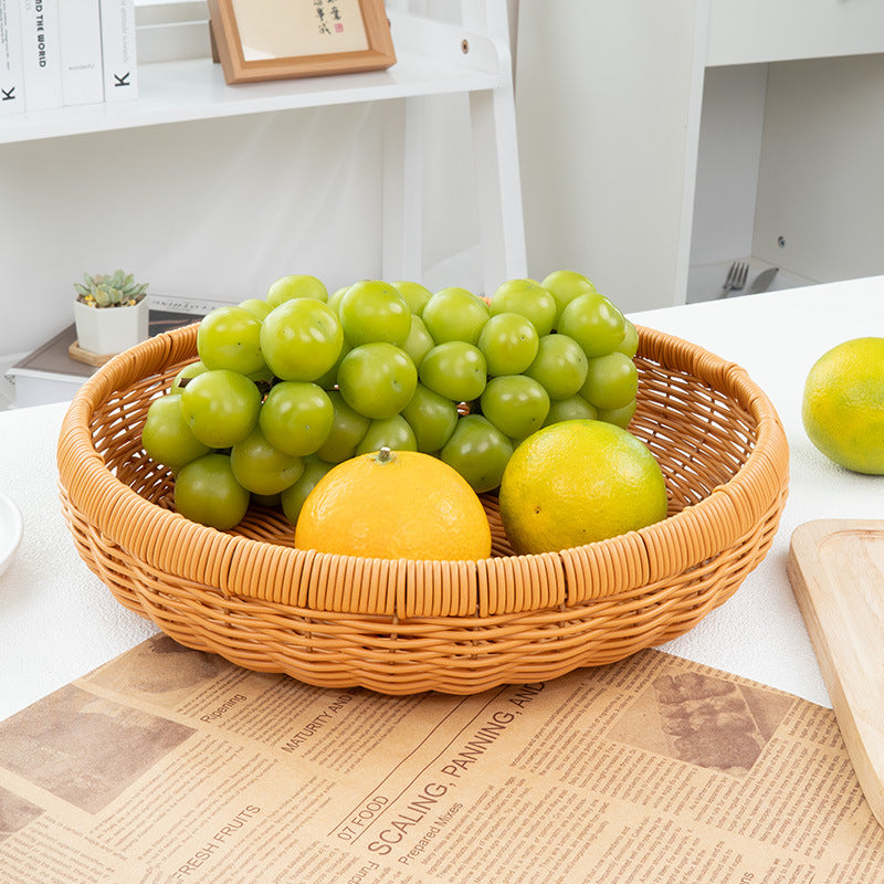 Artisan Woven Decorative Basket Bowlift