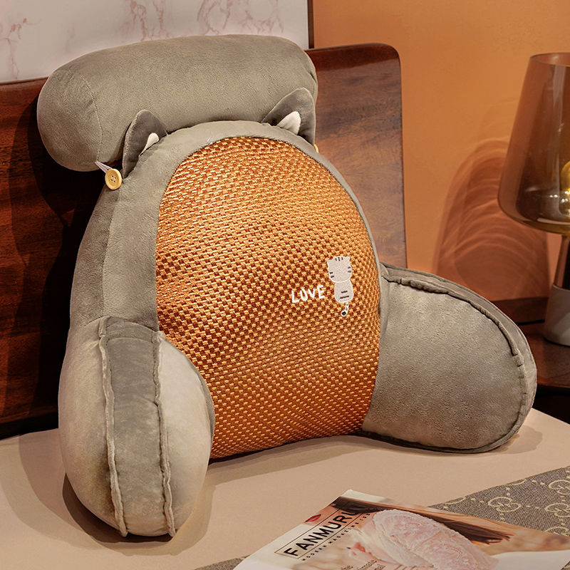 Cozy back support pillow with bear motifs Bowlift