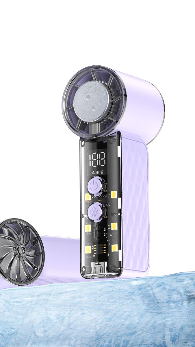 Ladies Mini High-Speed Hand Fan Bowlift