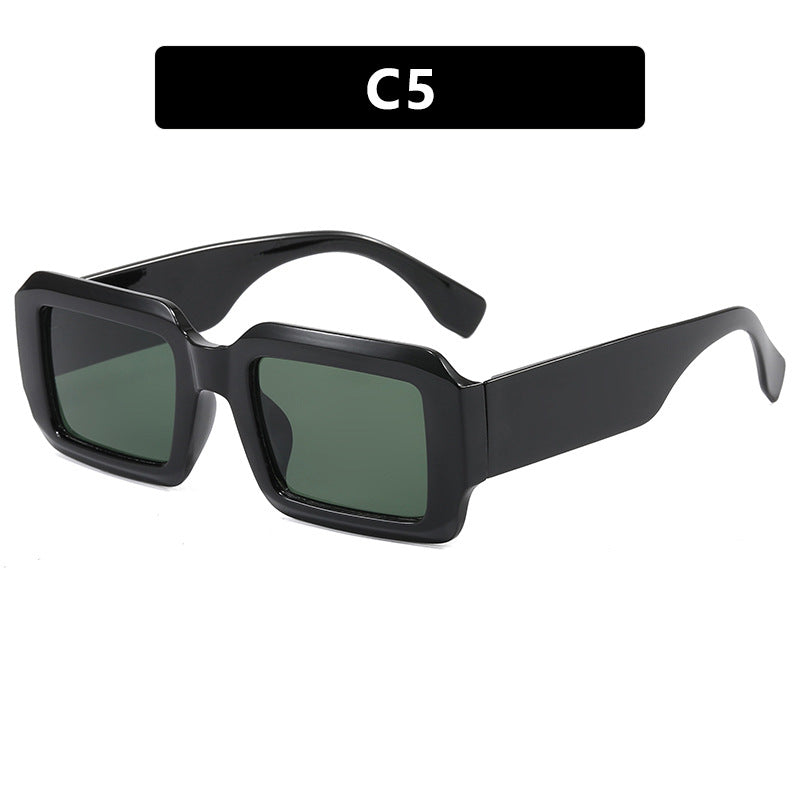 Ladies oversized square sunglasses with modern plastic frame Bowlift