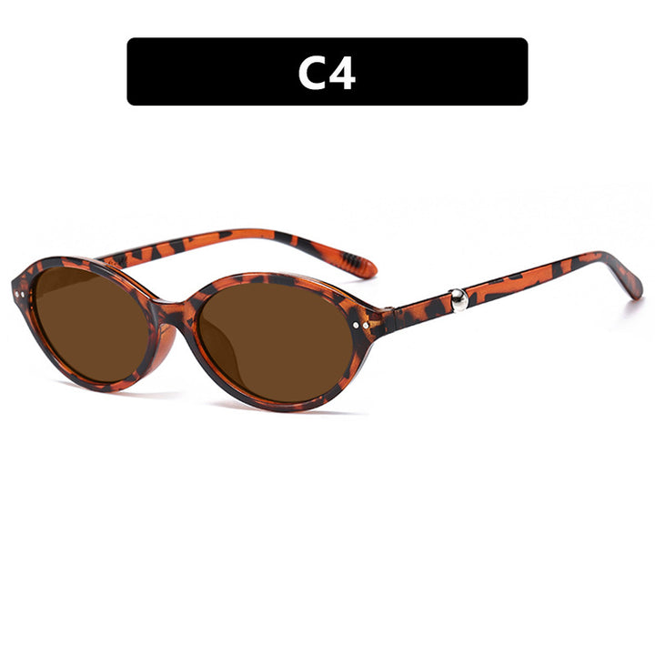 Women trendy sunglasses in oval design with UV protection Bowlift
