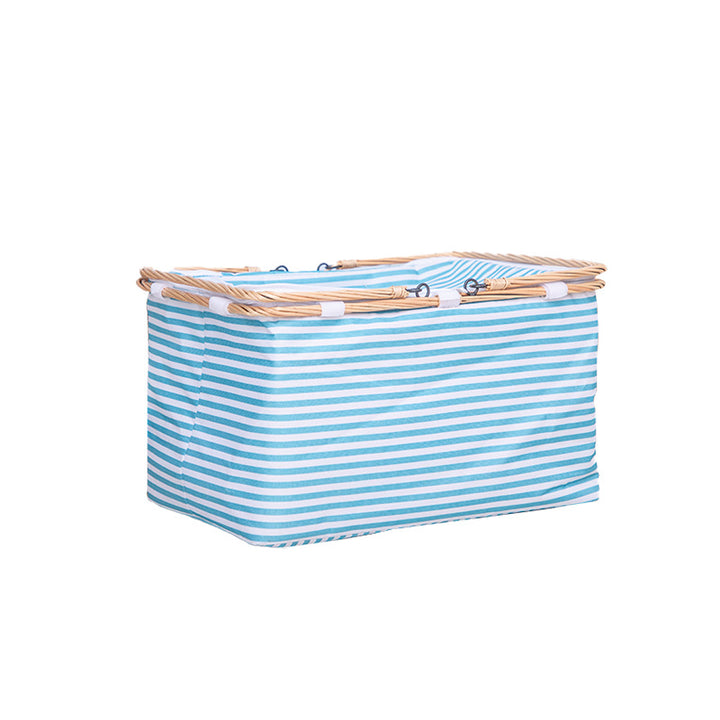 Textured Woven Storage Bin Bowlift