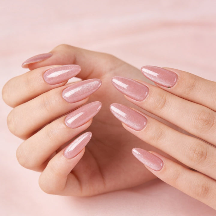 Premium Glitter Effect Press-On Nails Bowlift