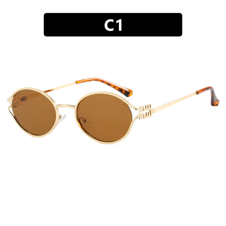 Ladies elegant oval sunglasses Bowlift