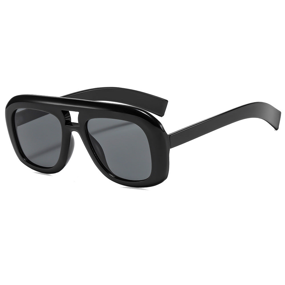 Oversized Modern Rectangle Sunglasses Bowlift