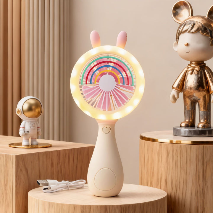 Women's Portable LED Fan Bowlift