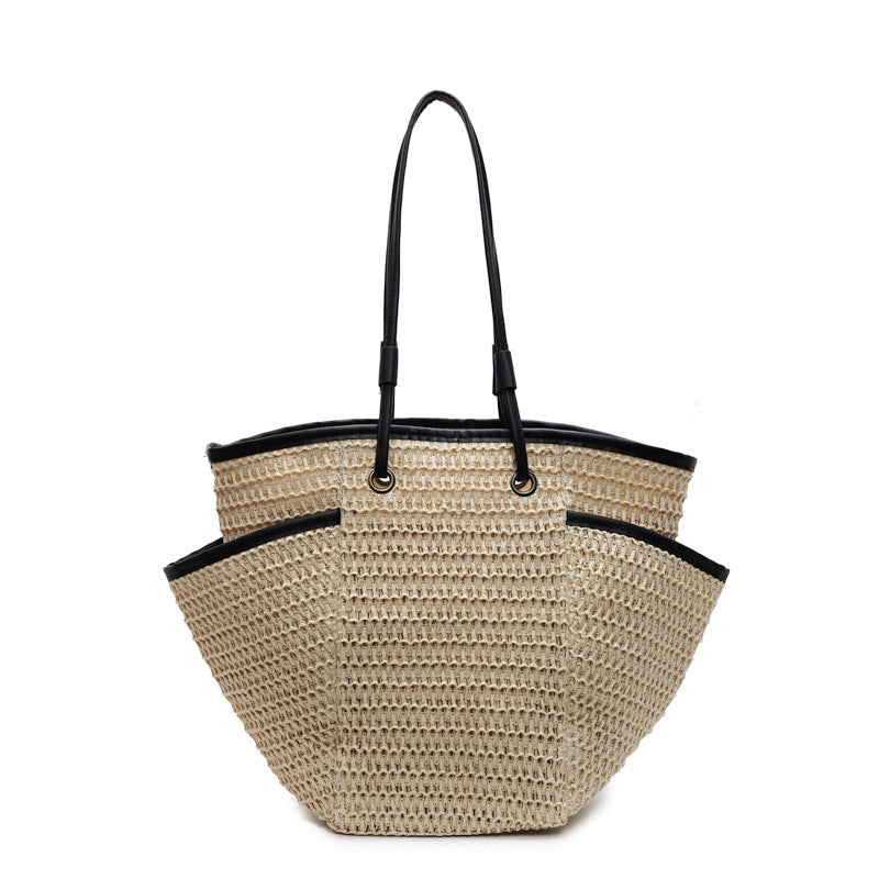 Spacious Macrame Beach Bag Bowlift