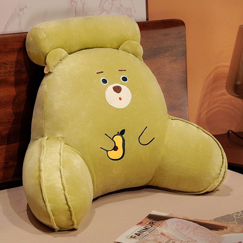 Cozy back support pillow with bear motifs Bowlift