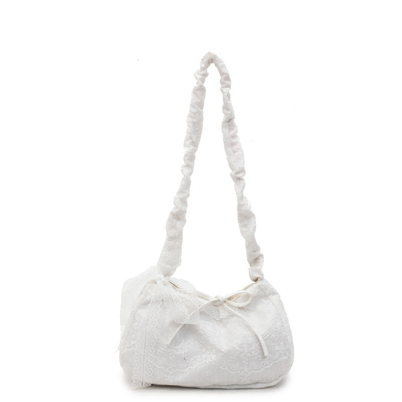 Vintage Lace Drawstring Bag Bowlift