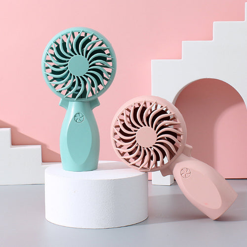 Unisex Portable Mini Fan with Ergonomic Handle Bowlift