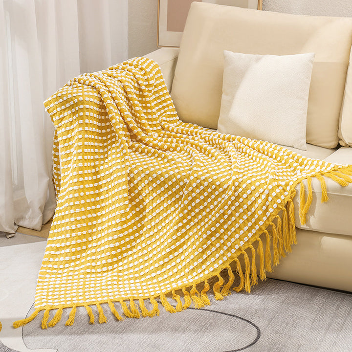 Decorative Woven Throw Blanket