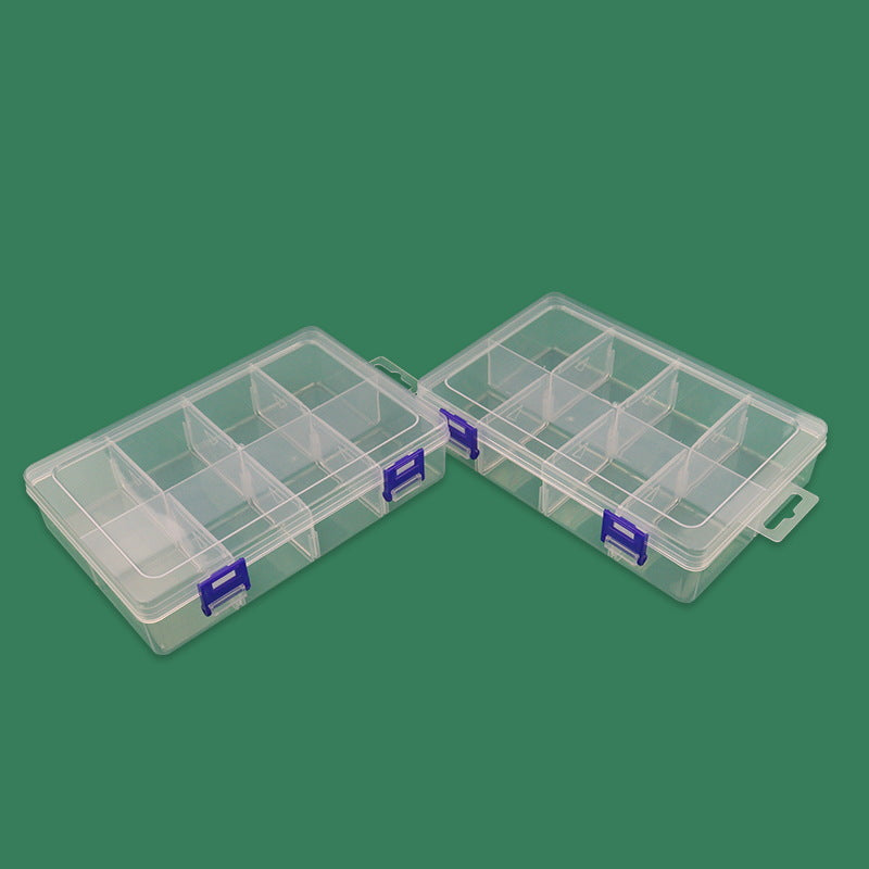 Multi-Compartment Craft Supply Storage Box with Secure Latches Bowlift