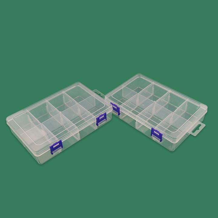 Multi-Compartment Craft Supply Storage Box with Secure Latches Bowlift