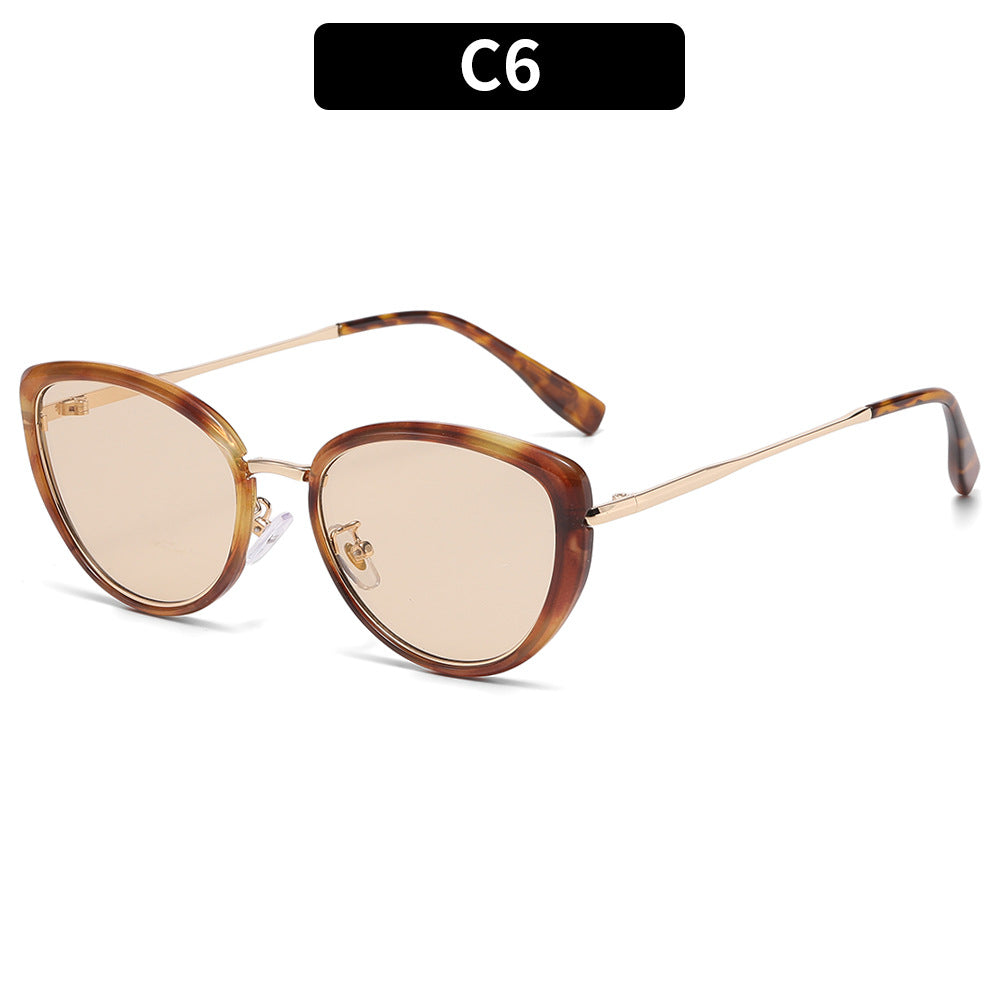 Cat-Eye Sunglasses with Premium Acetate Frame