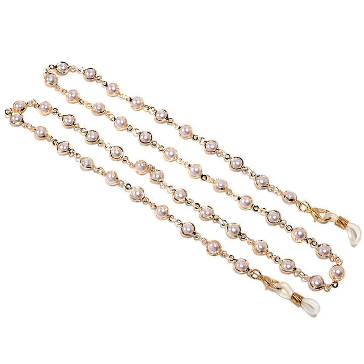 Elegant Pearl-Embellished Glasses Chain Bowlift