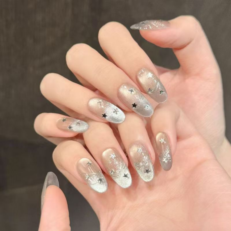Premium Glitter Press-On Nail Tips Bowlift