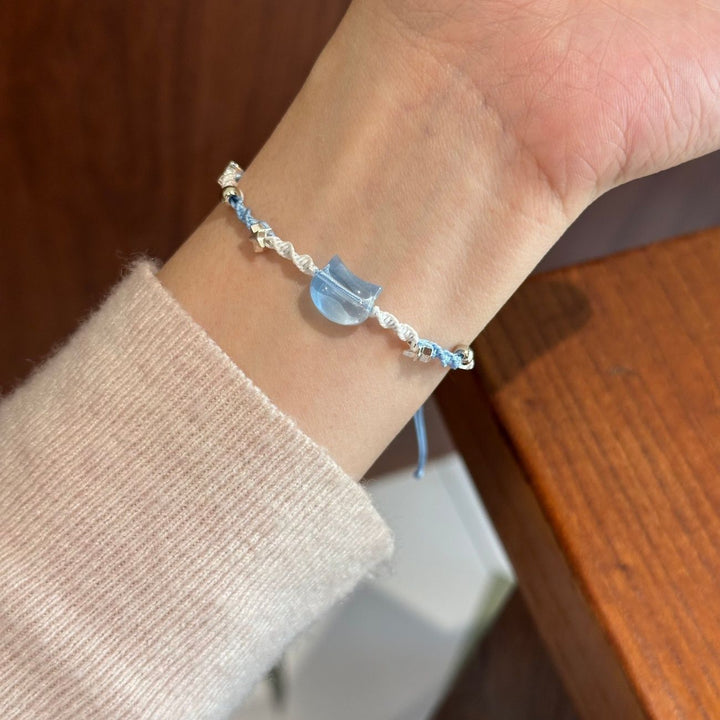 Adjustable Cat-Themed Charm Bracelet Bowlift