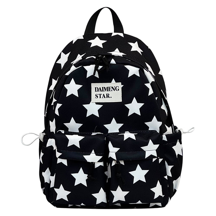 Star-Patterned Casual Backpack Bowlift