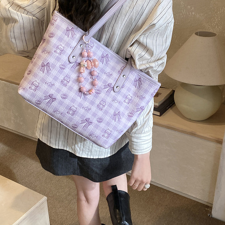 Chic Floral Patterned Tote Bag Bowlift