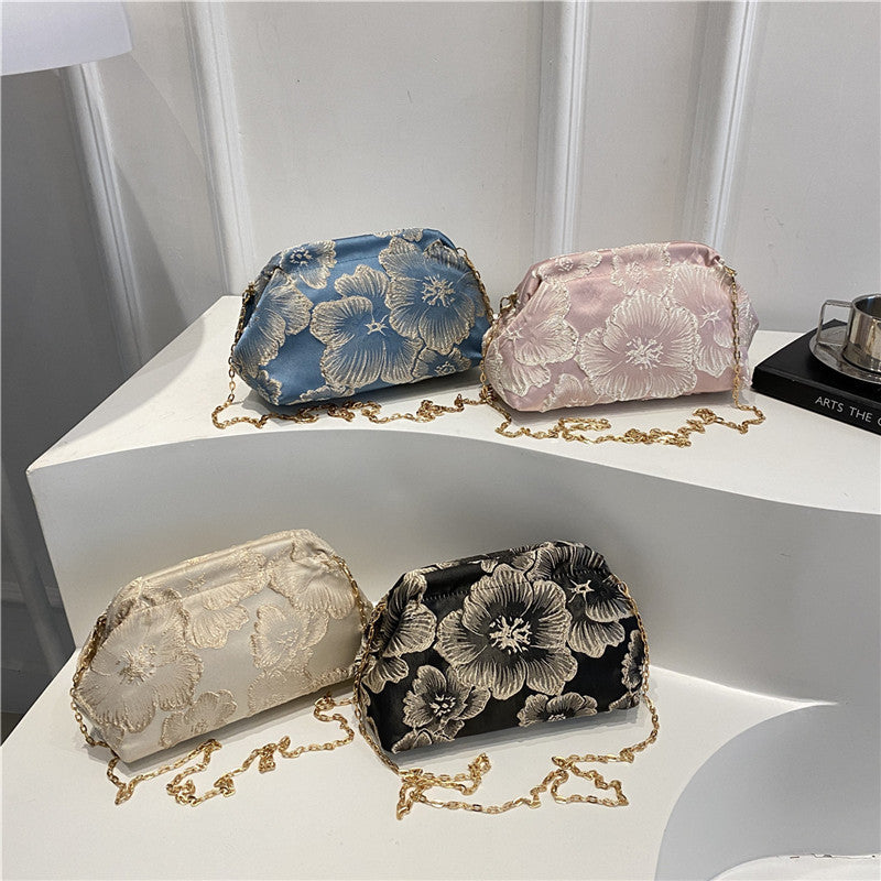 Floral Embellished Evening Clutch Bowlift