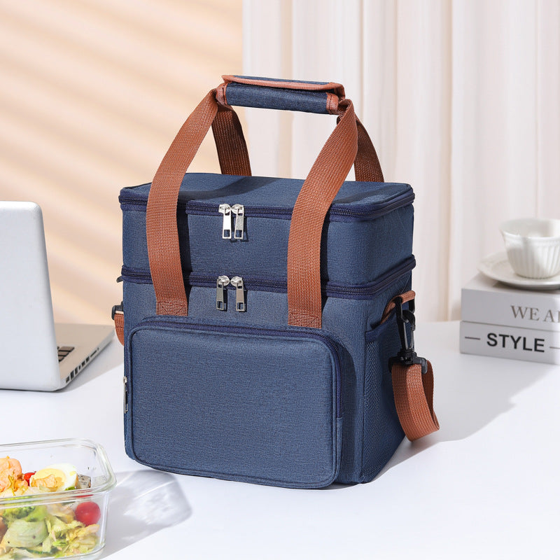 Insulated Multi-Compartment Picnic Cooler Bag
